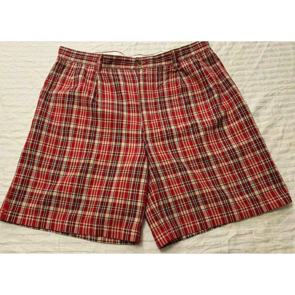 LANDS END MENS COTTON SHORTS SIZE 37